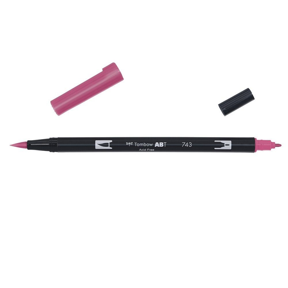 tombow-abt-dual-brush-743-hot-pink