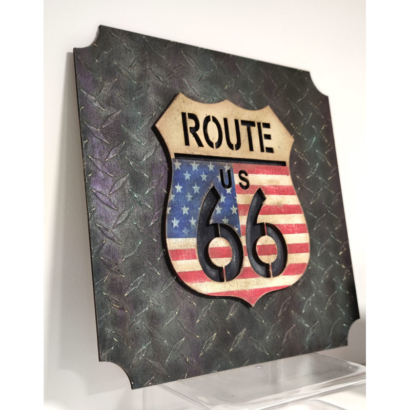 decoracion-route-66-hecho-a-mano