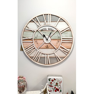 Reloj pared de madera hecho a mano -Relojes Decorativos