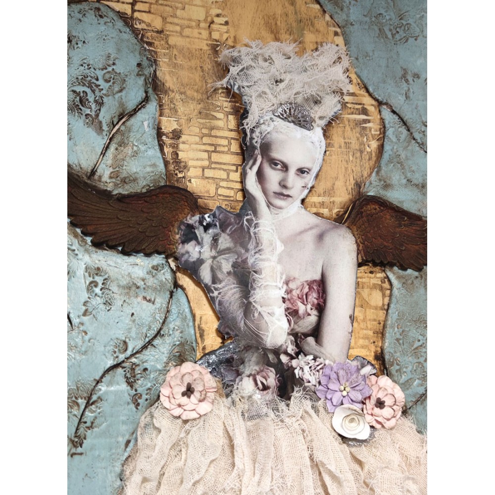 maria-antonieta-cuadro-diy-mixedmedia