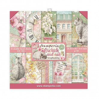 stamperia-orchids-and-cats-8x8-scrapbooking