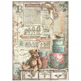 papel-arroz-stamperia-brocante-antiques-a4-teddy-bears