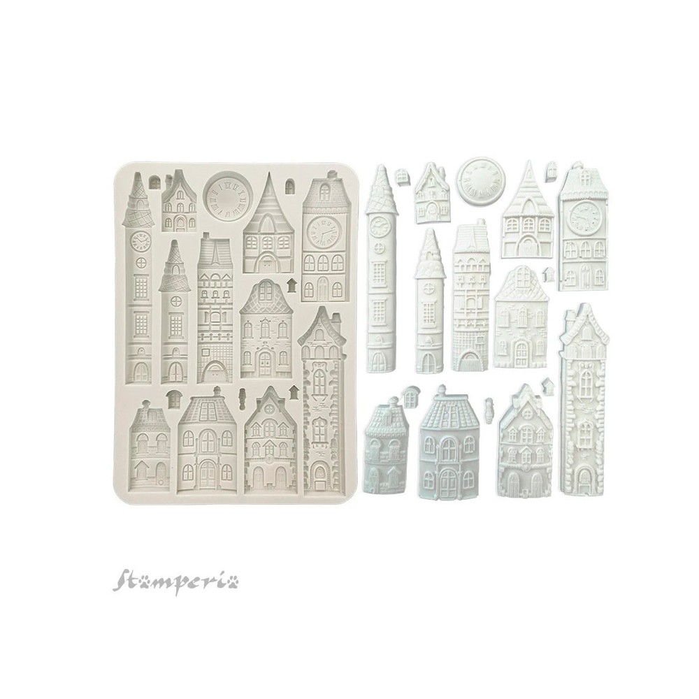 molde-silicona-stamperia-gear-up-for-christmas-casas-a5-muestra