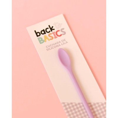 Cuchara Silicona Lila para Lacres Mintopía