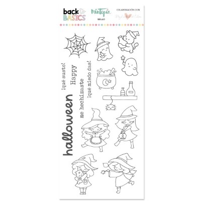 Sellos Brujitas Halloween My Enchanted Colors Mintopía