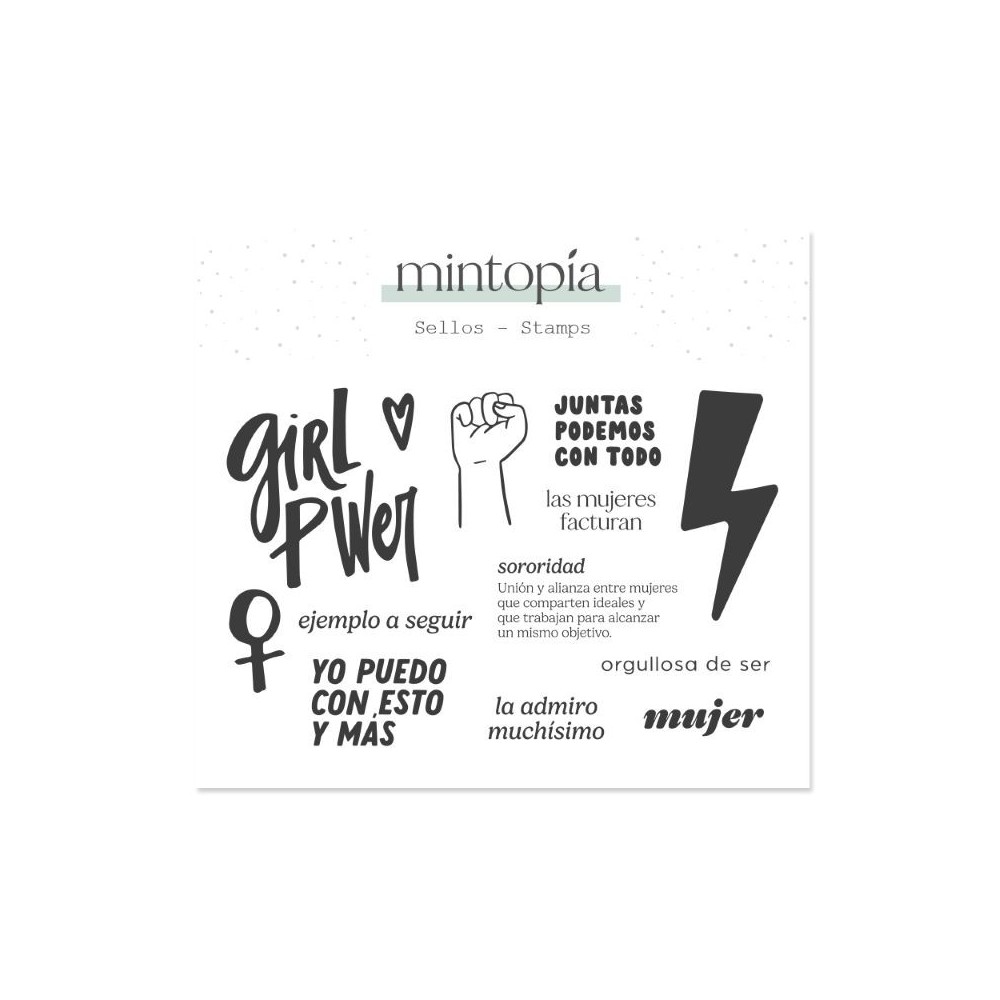 sellos-acrilicos-mintopia-girl-power