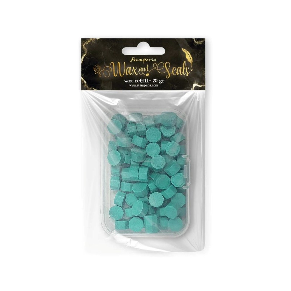 set-cera-lacre-turquesa-stamperia-wax-and-seals-20g