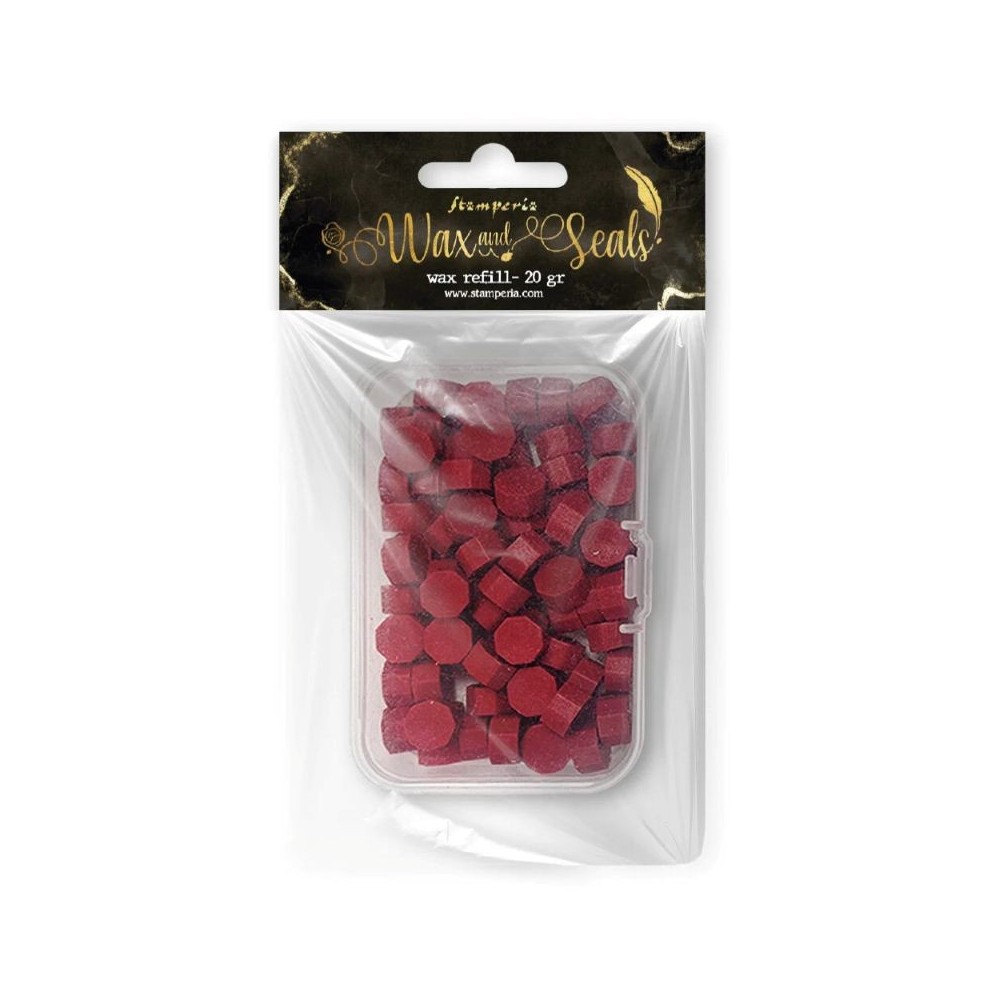set-cera-lacre-rojo-stamperia-wax-and-seals-20g
