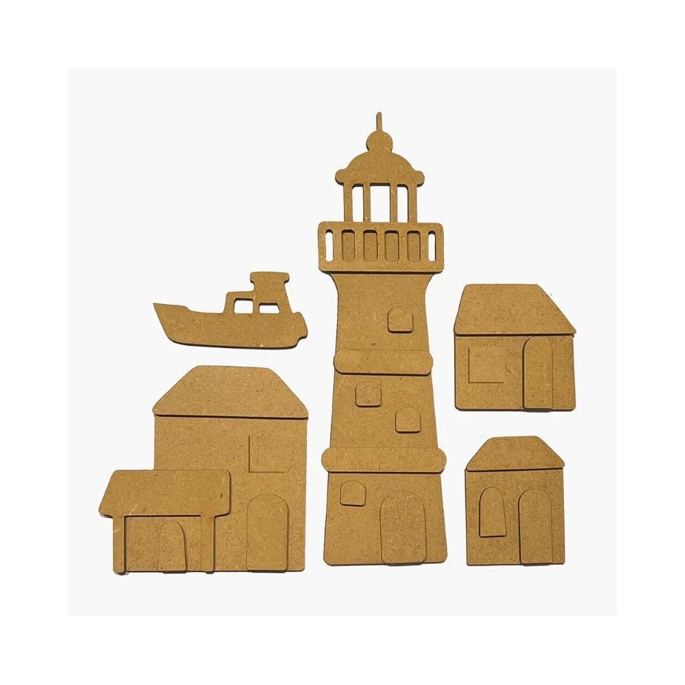 kit-siluetas-madera-silent sea-paisaje-faro-stamperia