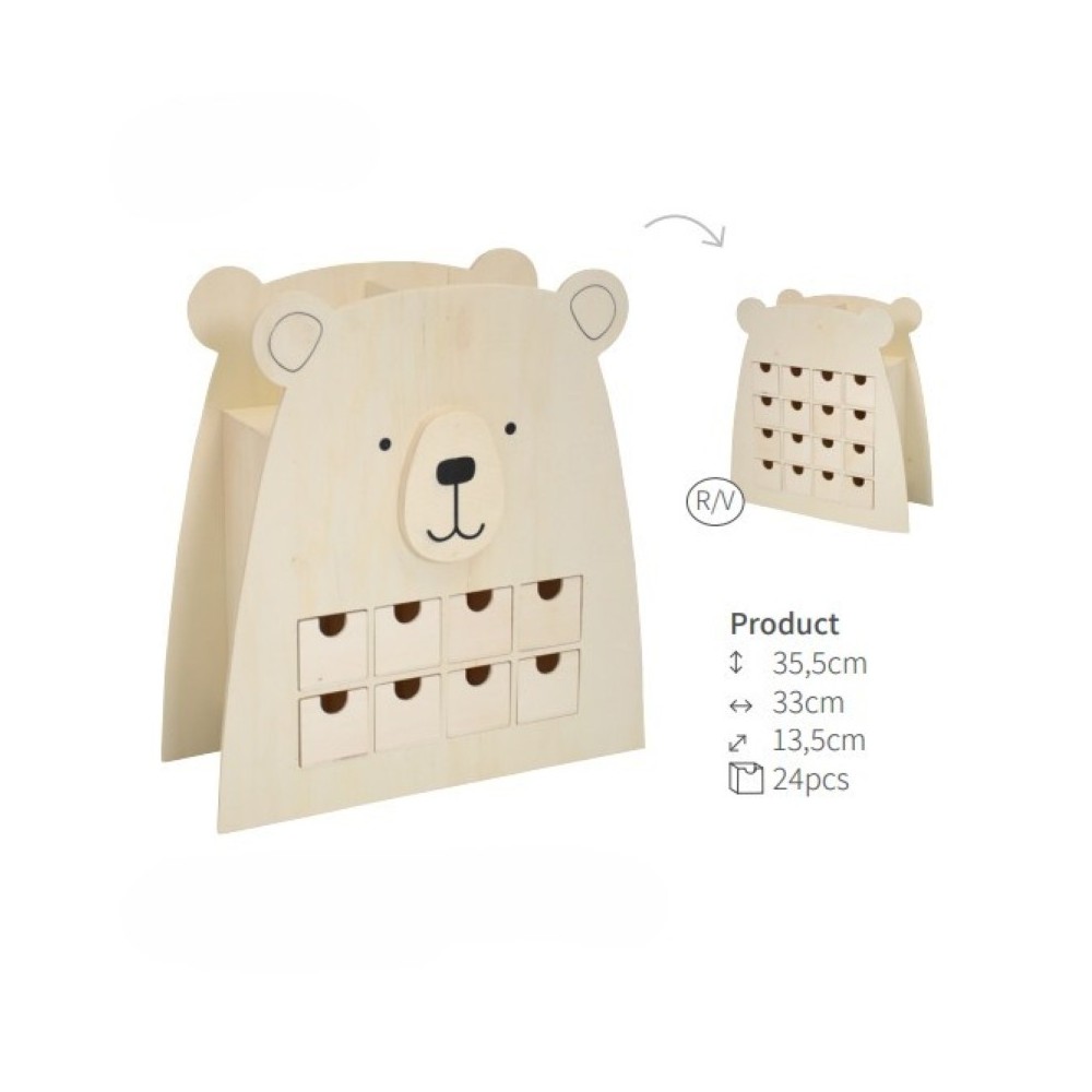 calendario-adviento-madera-oso-artemio