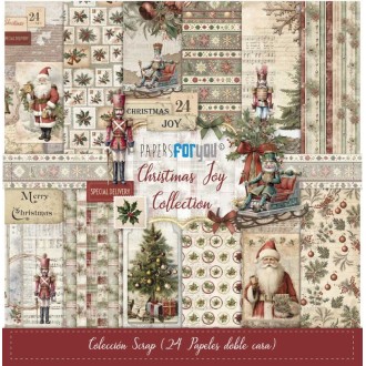 bloc-scrap-navidad-christmas-joy-pfy-8x8