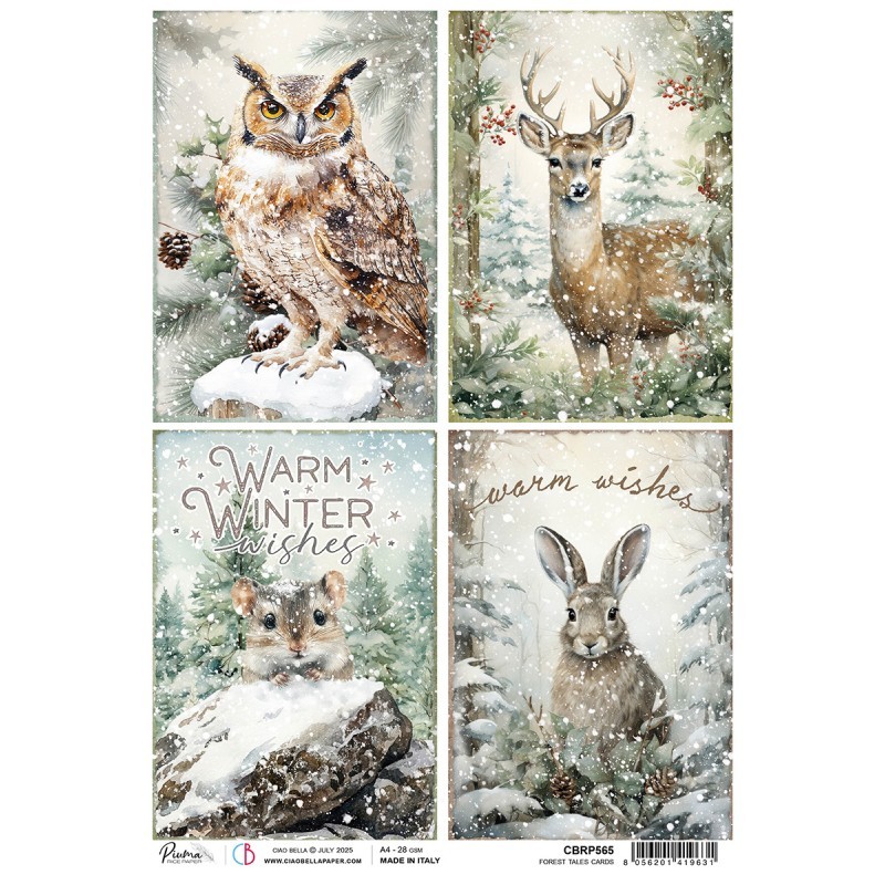 papel-arroz-forest-tales-cards-ciao-bella-a4