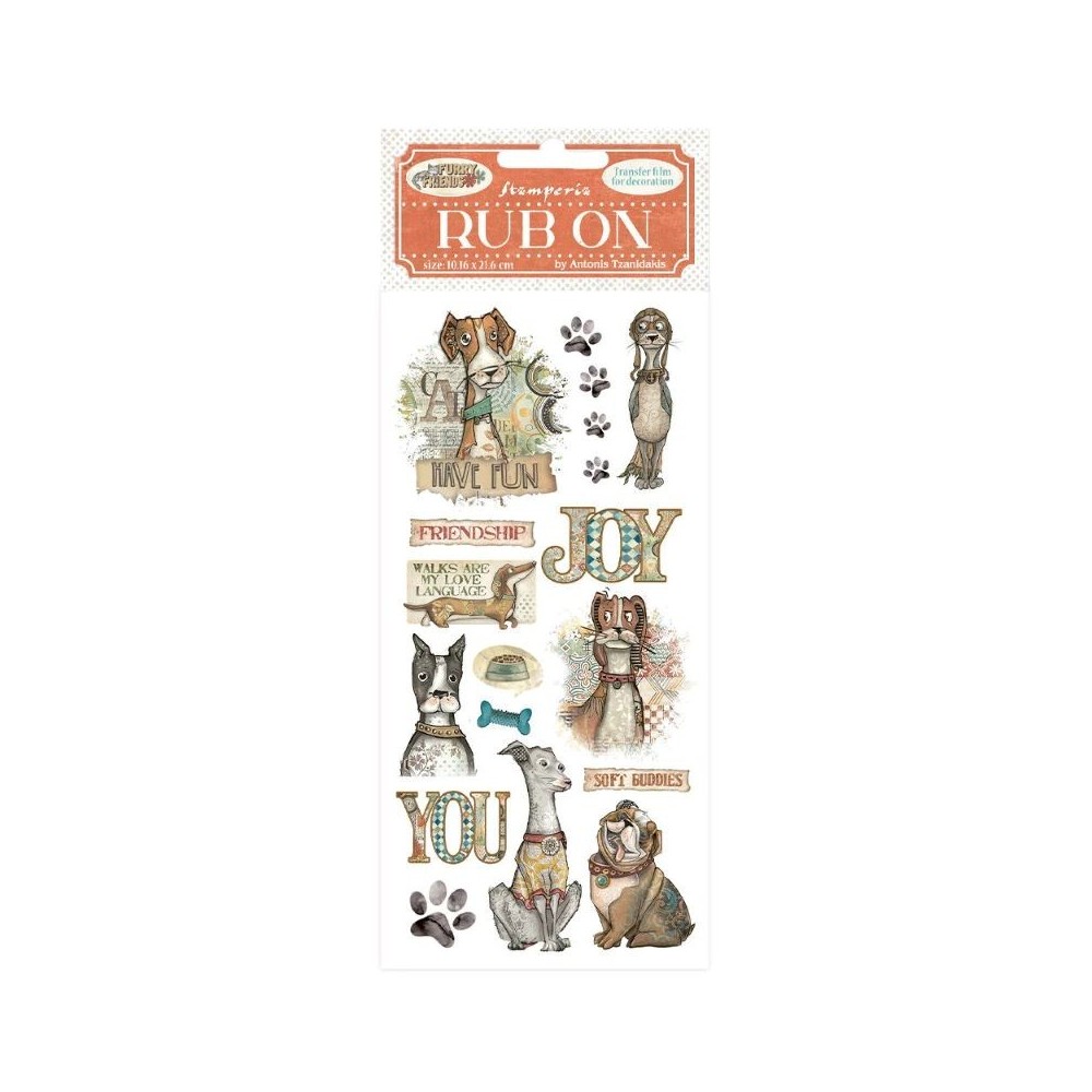 transfer-rub-on-furry-friends-perros-stamperia