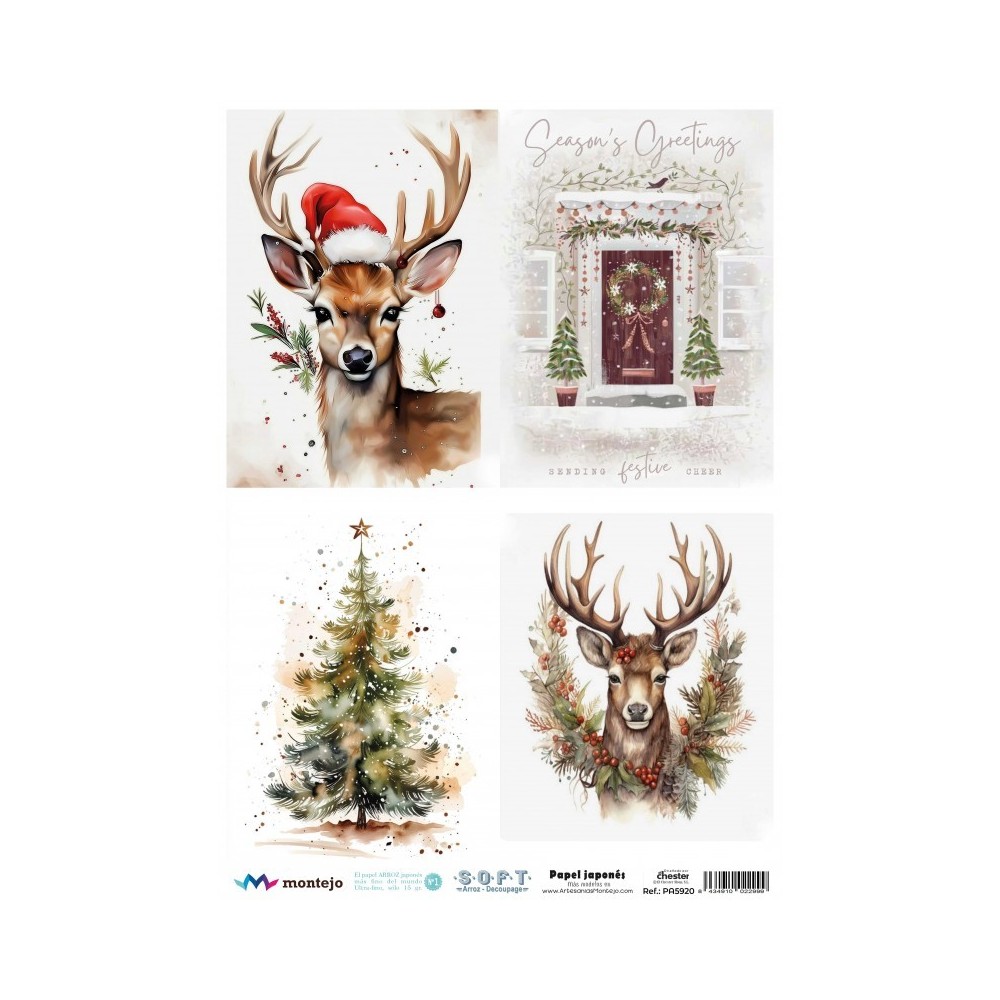papel-arroz-japones-navidad-renos-montejo-a3