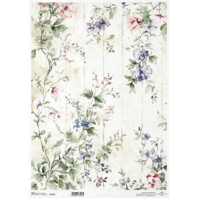 Papel de Arroz Itd R1435L Flores A3
