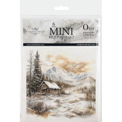 set-6-papel-arroz-cabana-invierno-itd-148x148mm