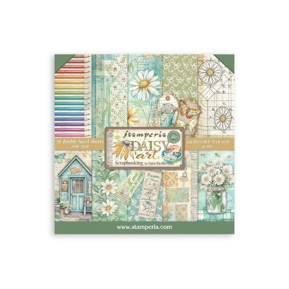 bloc-scrapbooking-daisy-art-stamperia-8x8