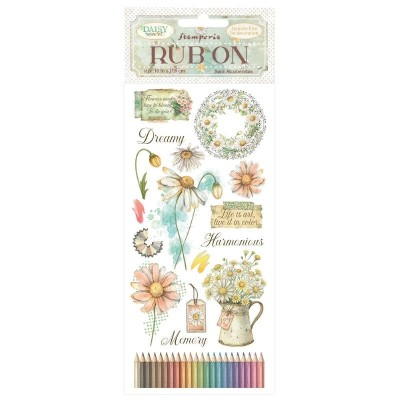 transfer-rub-on-daisy-art-harmonious-stamperia