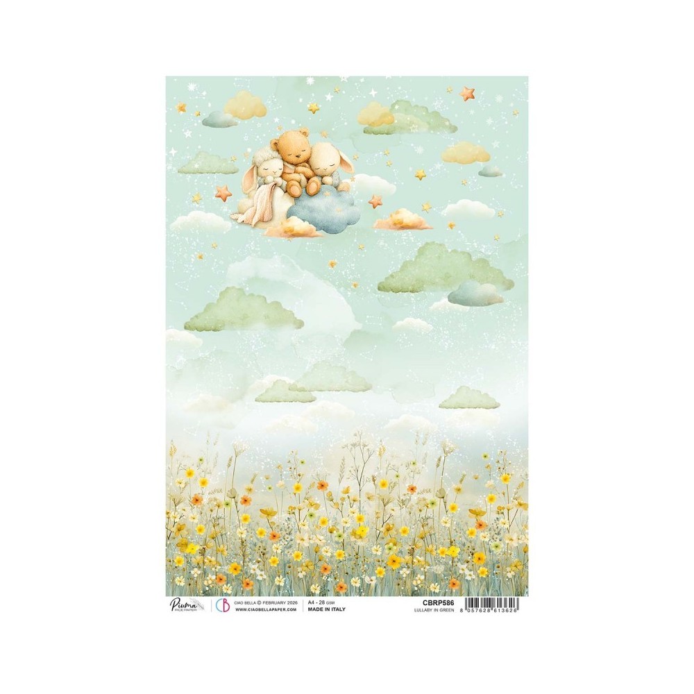 papel-arroz-ciao-bella-lullaby-in-green-a4