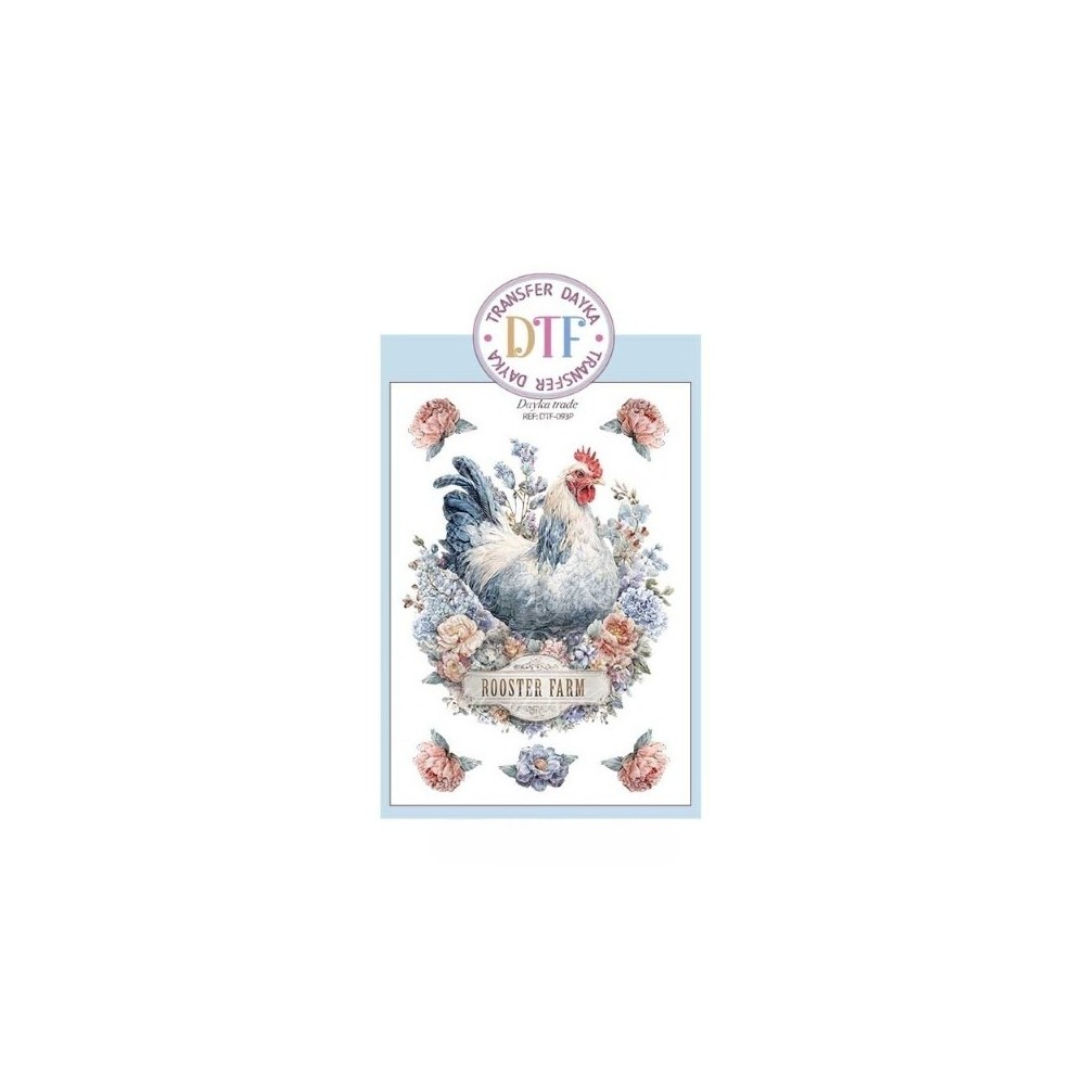 transfer-dtf-textil-gallina-azul-cartel-dayka-143x190mm