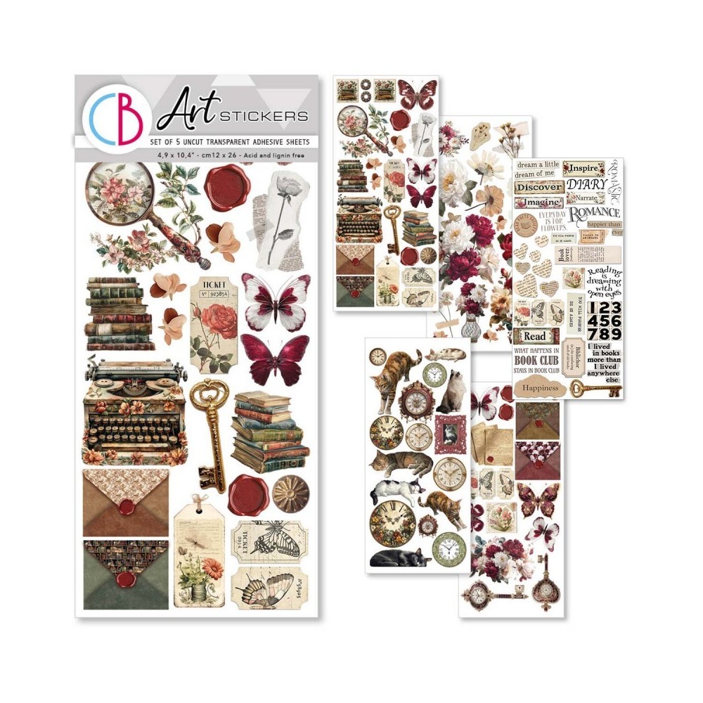 pegatinas-stickers-book-lover-ciao-bella-12x26cm