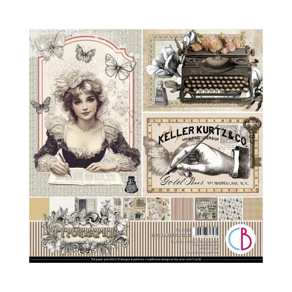 typographic-fondos-scrap-ciao-bella-12x12