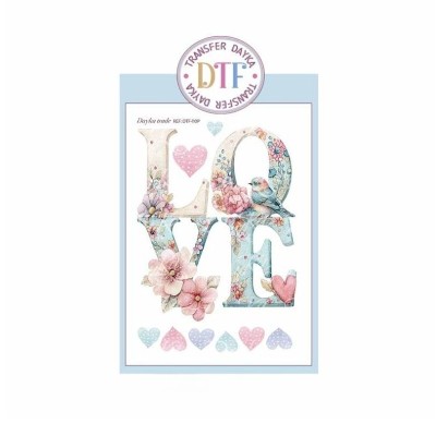 Transfer DTF 110P Love Dayka 143x190mm