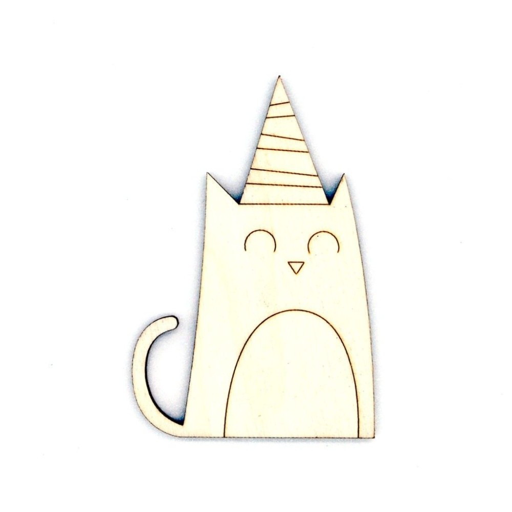 silueta-de-madera-gato-de-fiesta-6cm