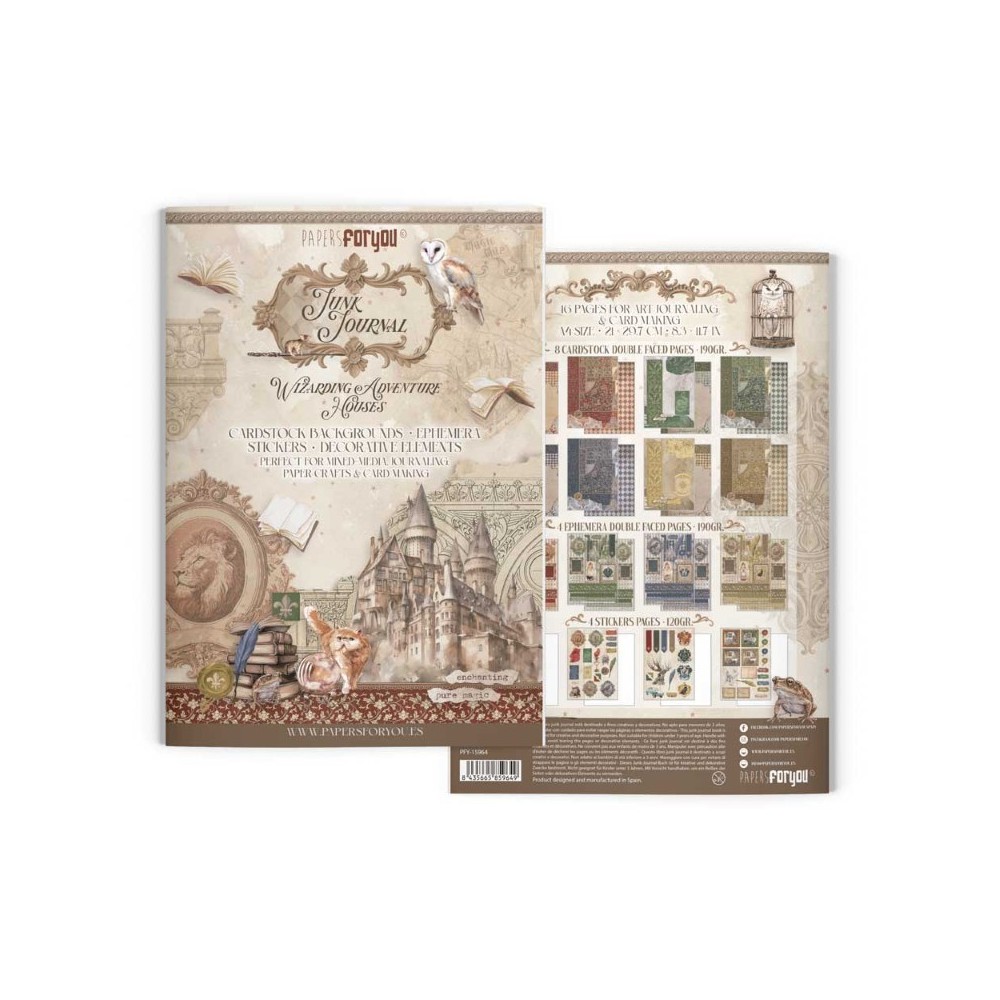junk-journal-wizarding-adventure-houses-pfy-a4