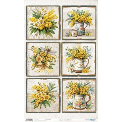 Papel de Arroz Mimosas 1 PFY 54x33cm
