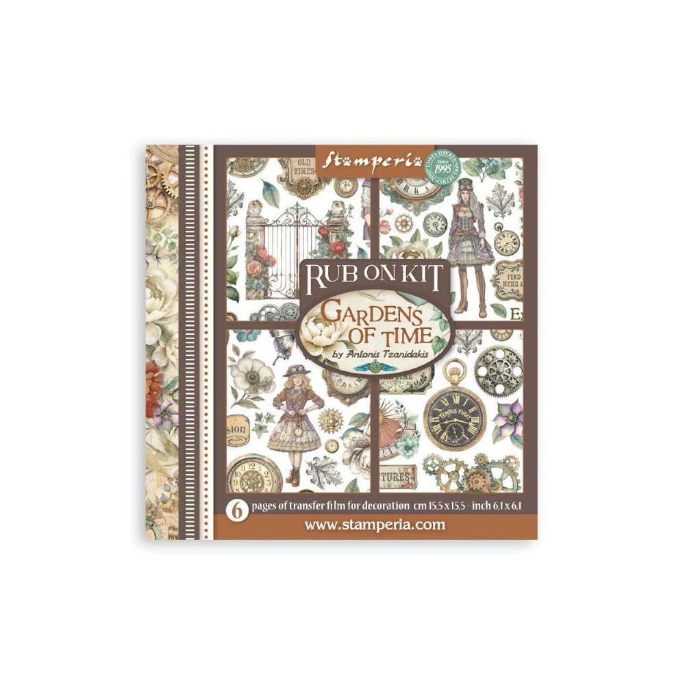 rub-on-kit-gardens-of-time-stamperia-155x155mm