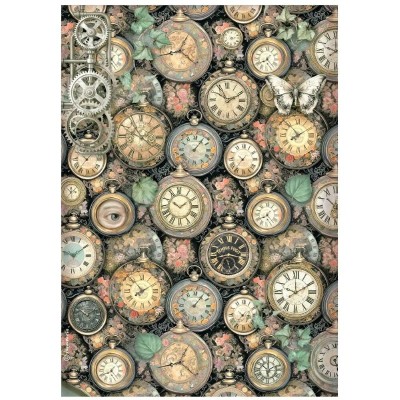 papel-arroz-gardens-of-time-relojes-stamperia-a4