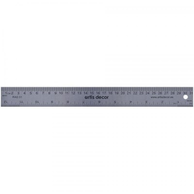 regla-acero-antideslizante-scrapbooking-rad31-artis-decor
