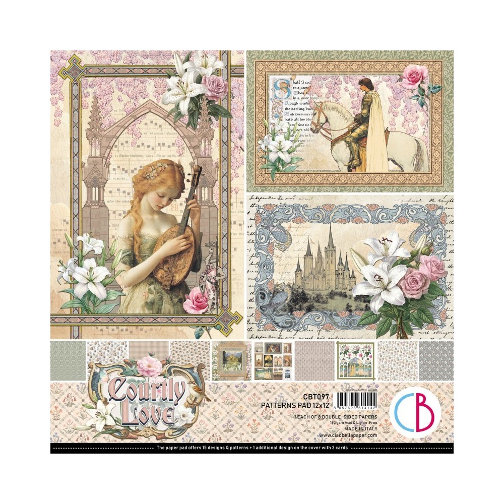 papeles-basicos-courtly-love-ciao-bella-12x12