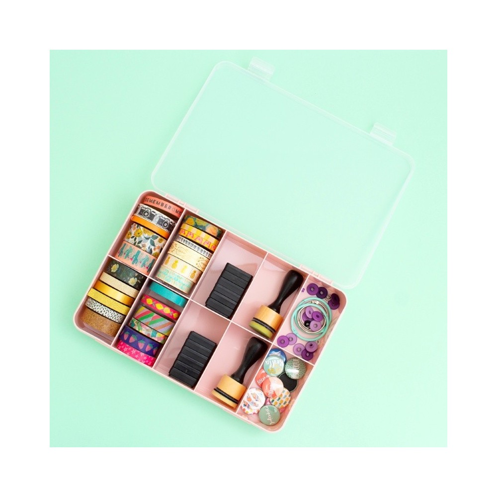 caja-almacenaje-compartimentos-rosa-kimidori-180x265mm