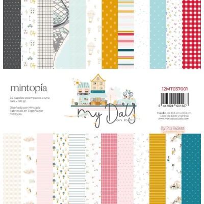 set-scrapbooking-my-day-en-la-city-mintopia-12x12