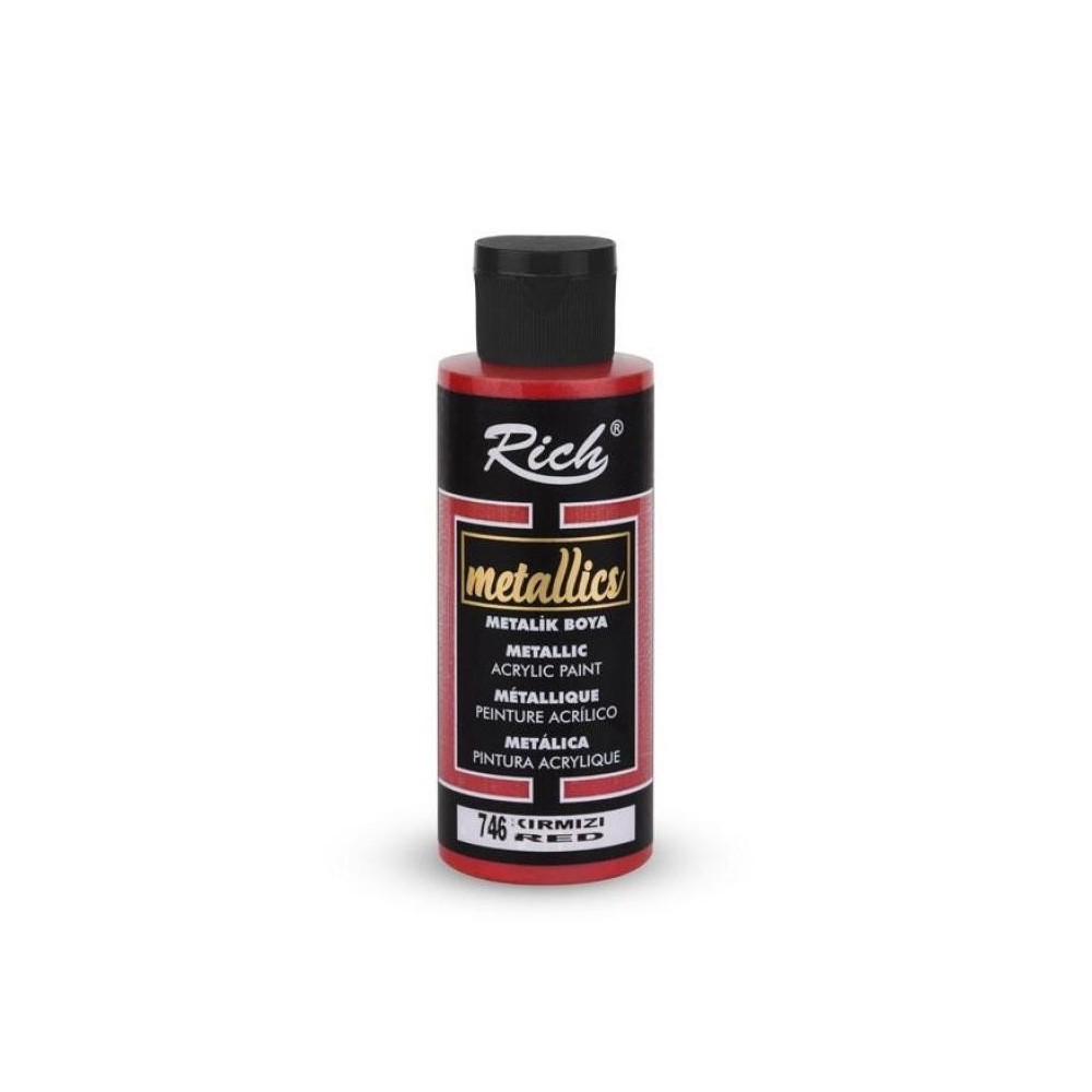 pintura-metallics-acrylic-rich-120ml-rojo