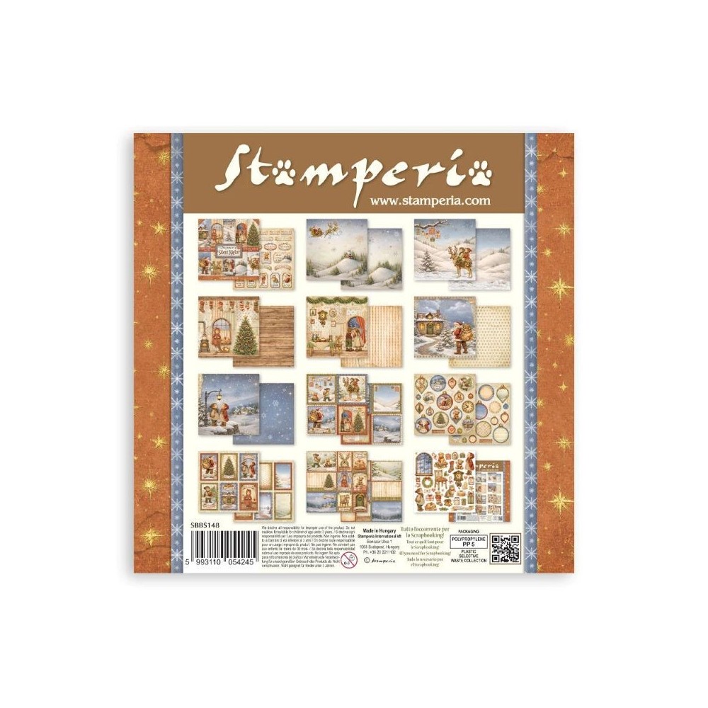 bloc-scrap-navidad-silent-night-stamperia-8x8-10