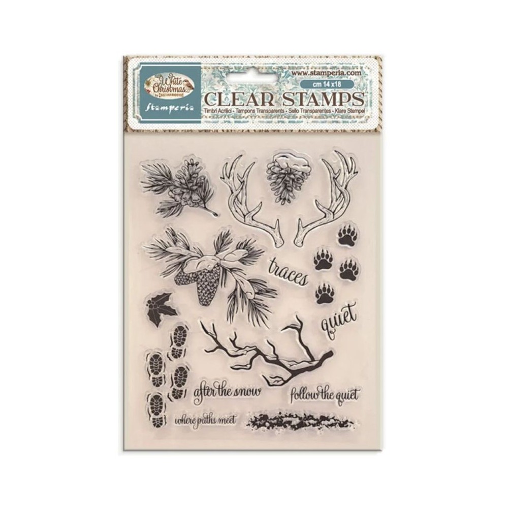 sellos-navidad-stamperia-white-christmas-14x18cm