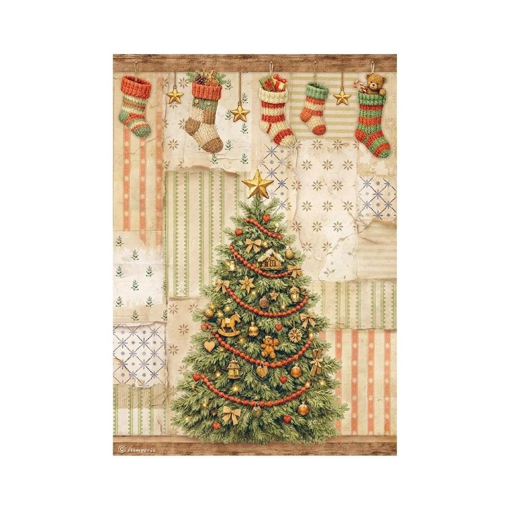 papel-arroz-silent-night-arbol-navidad-stamperia-a4