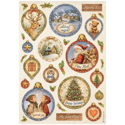 papel-arroz-silent-night-bolas-navidad-stamperia-a4