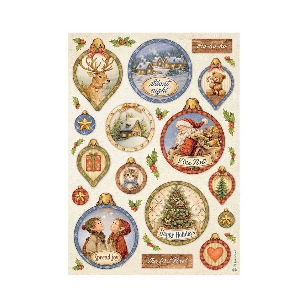 papel-arroz-silent-night-bolas-navidad-stamperia-a4
