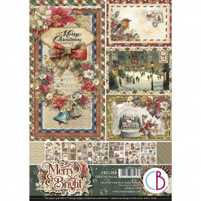 Creative Pad Navidad Merry & Bright Ciao Bella A4
