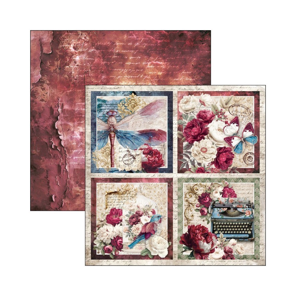 ciao-bella-bohemian-burgundy-basicos-patterns-pad-12x12-2