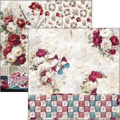 ciao-bella-bohemian-burgundy-basicos-patterns-pad-12x12-5