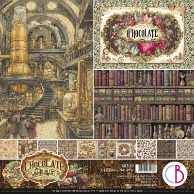 chocolate-wanderlust-patterns-pad-ciao-bella-12x12