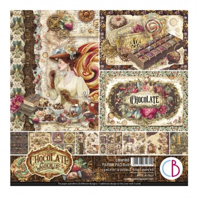 bloc-scrapbooking-chocolate-wanderlust-ciao-bella-8x8