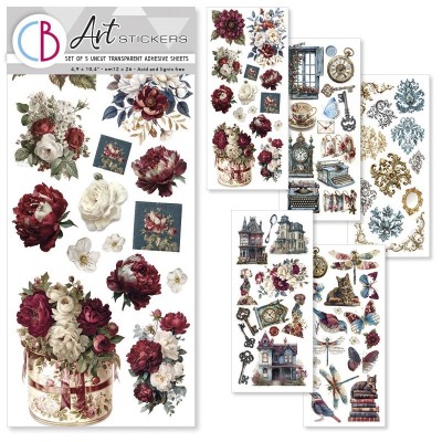 pegatinas-stickers-bohemian-burgundy-ciao-bella