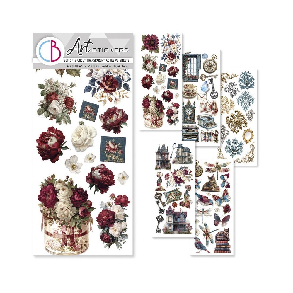 pegatinas-stickers-bohemian-burgundy-ciao-bella