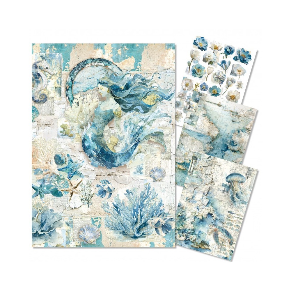 set-4-papel-arroz-mixed-media-edge-of-the-ocean-a4